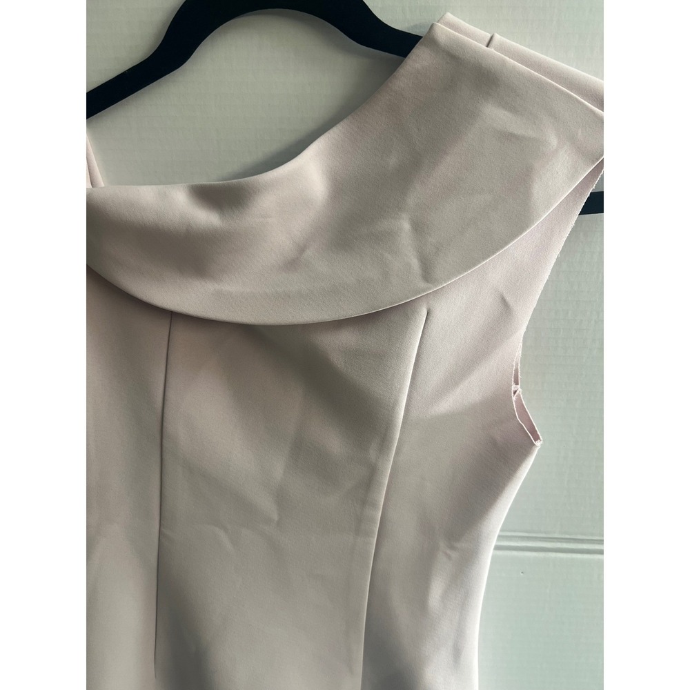 AQ/AQ Didion Midi Dress Pale Lilac One Shoulder Cowl Neck 110255-1 Womens US 2 - Picture 9 of 10